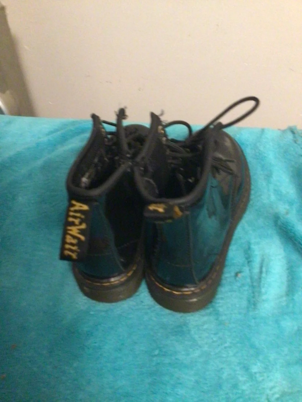 Dr.Martens patent leather Kids SZ 12 ankle boots